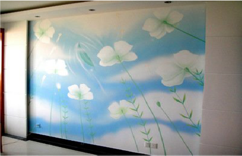 宜宾画墙绘怎么画好白云的蓬松感？