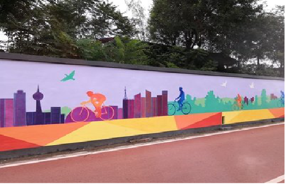 宜宾墙体彩绘-围墙