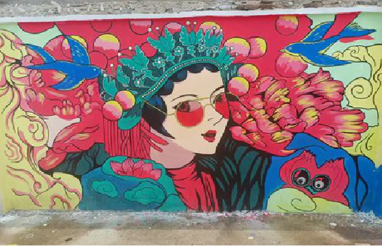 宜宾墙体彩绘-网红墙