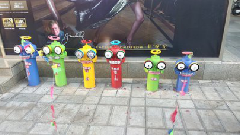 宜宾商业区彩绘