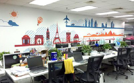 宜宾教你设计办公室墙绘的方法。