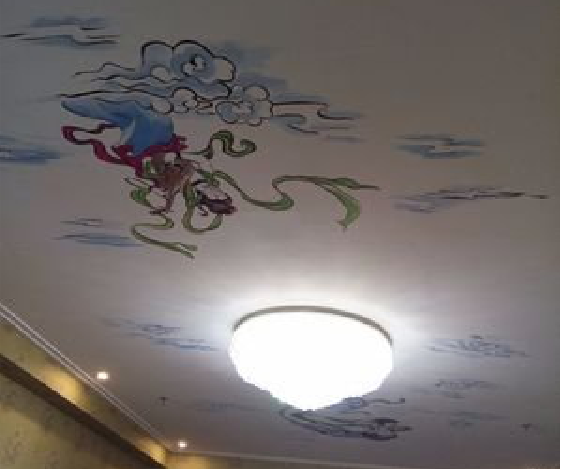 宜宾如何快速绘制天花板上的手绘墙？