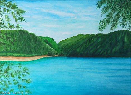 宜宾在墙绘中，如何绘画绿水青山？